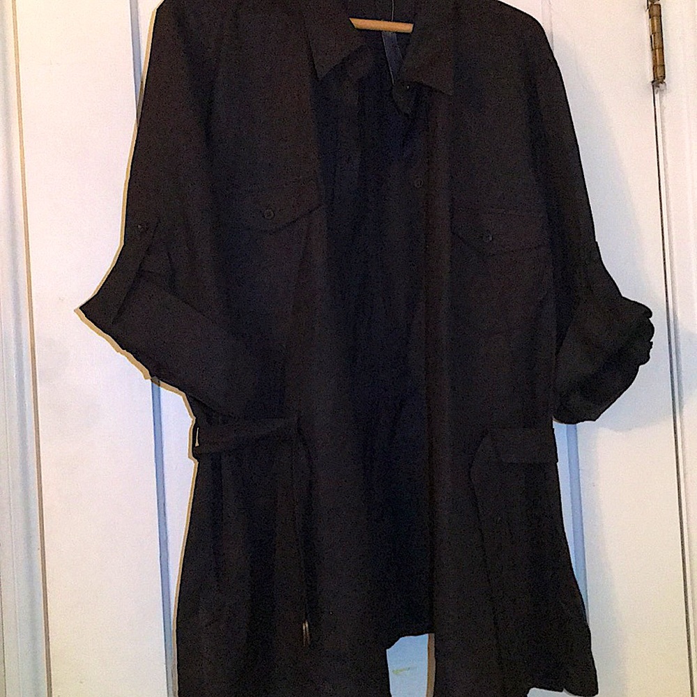 fancy black button down shirt